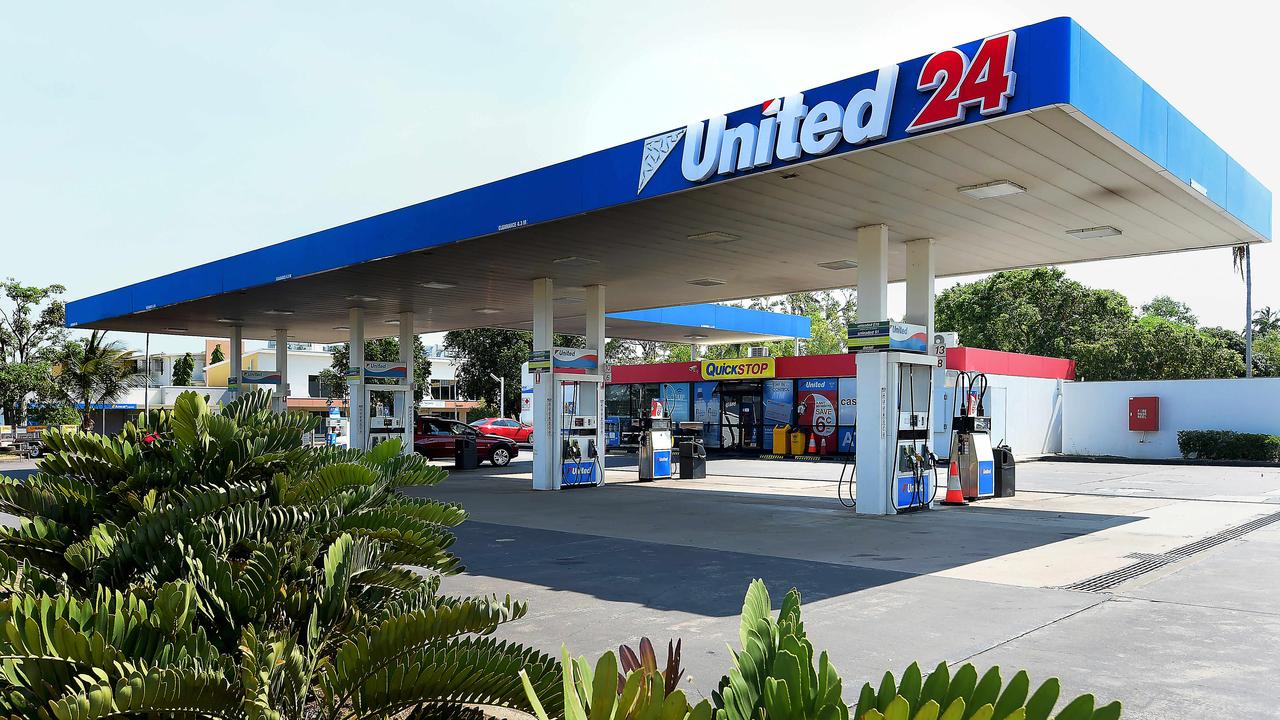An employee has been threatened with edged weapons at the service station on Vanderlin Drive.