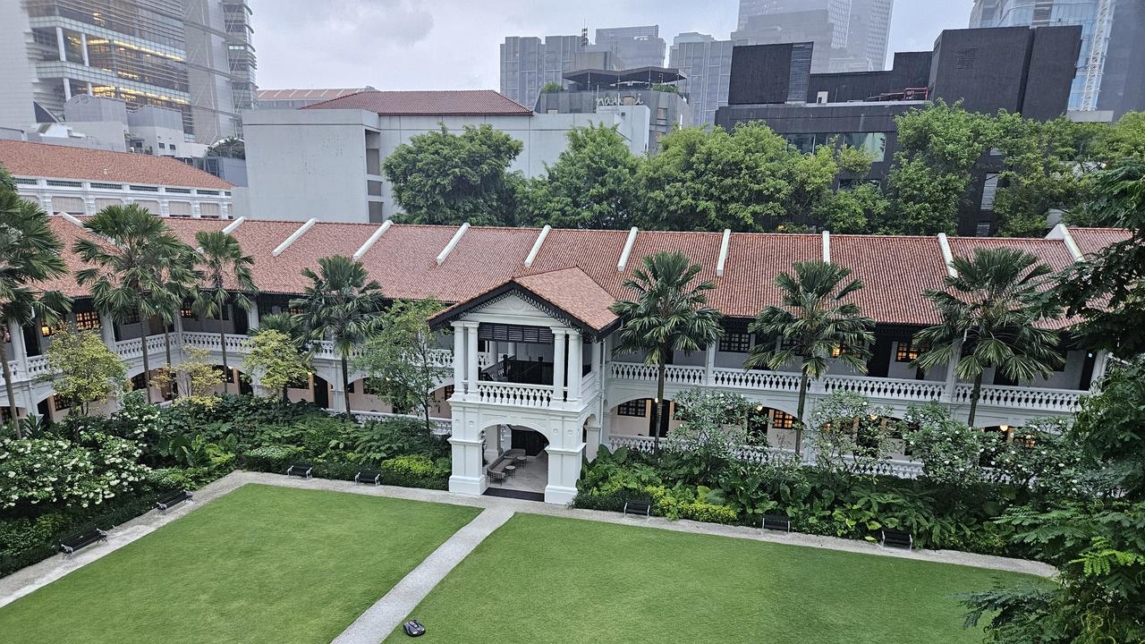 Palm Court as seen from the VIP suites.