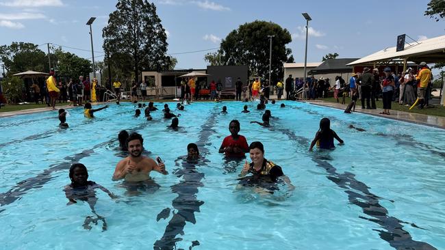 Residents at Wadeye can now swim again after the Wadeye swimming pool was reopened after the West Daly Regional Council completed its $4.8 million refurbishment project. Picture: File