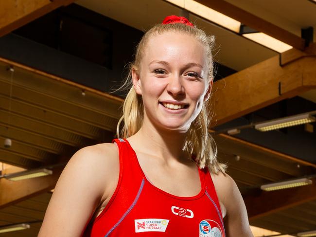 NSW SWIFTS: QBE NSW Swifts Academy. August 14, 2019. Netball Central, Sydney, NSW, Australia. Photo: Narelle Spangher, Netball NSW