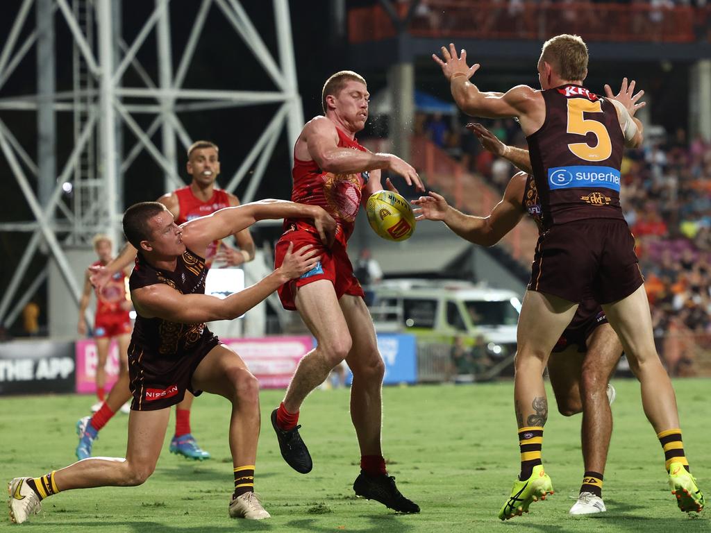 Will Matt Rowell re-sign at the Suns. Picture: James Wiltshire/AFL Photos