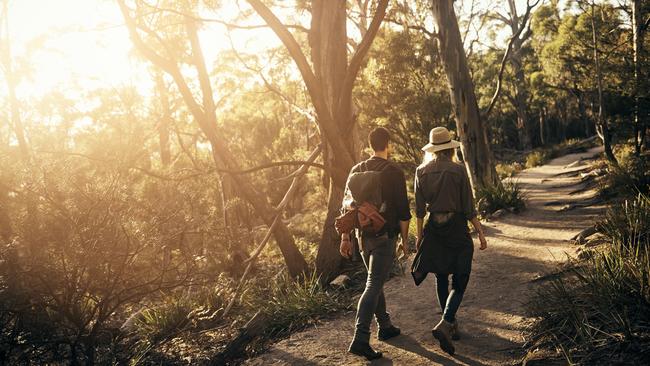 Getting outdoors improves many of the health issues stress influences, including cognitive function. Picture: Getty Images