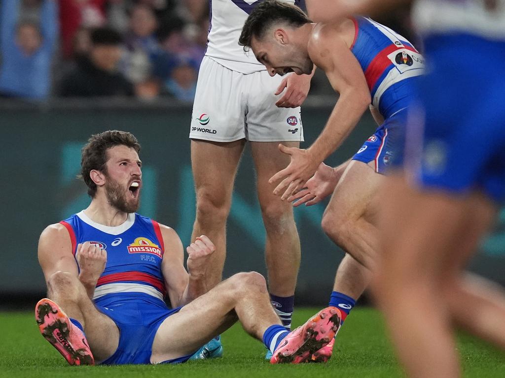 He finished with three majors and probably another three Brownlow votes. Picture: Daniel Pockett/Getty Images