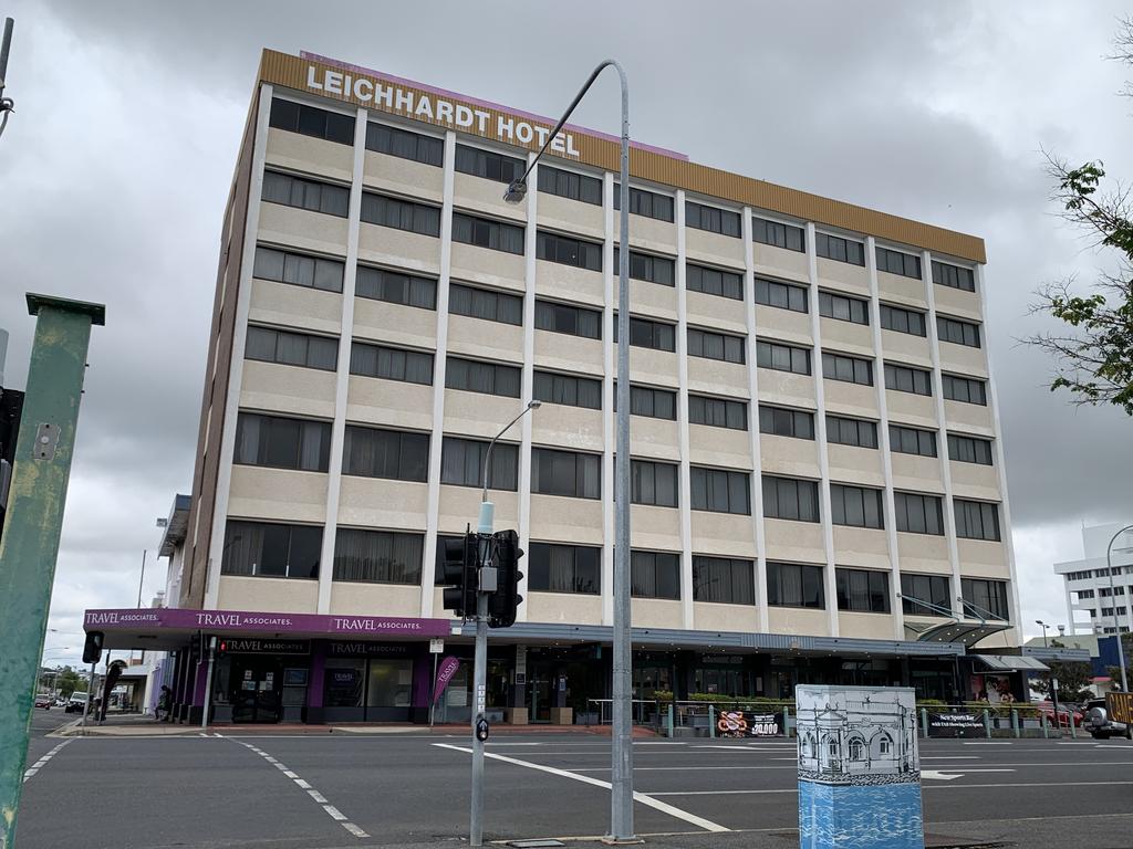 Leichhardt Hotel on Bolsover Street, Rockhampton, as it stands in March 2022.