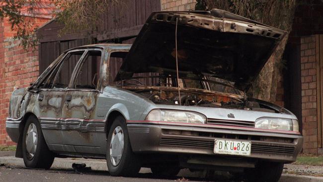 The car allegedly used in the murder.