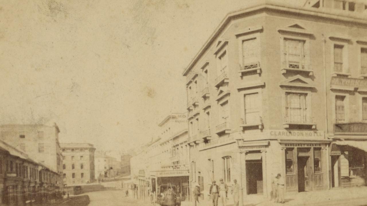 Hunter Street from corner of George Street between 1869-1870. Picture: Supplied