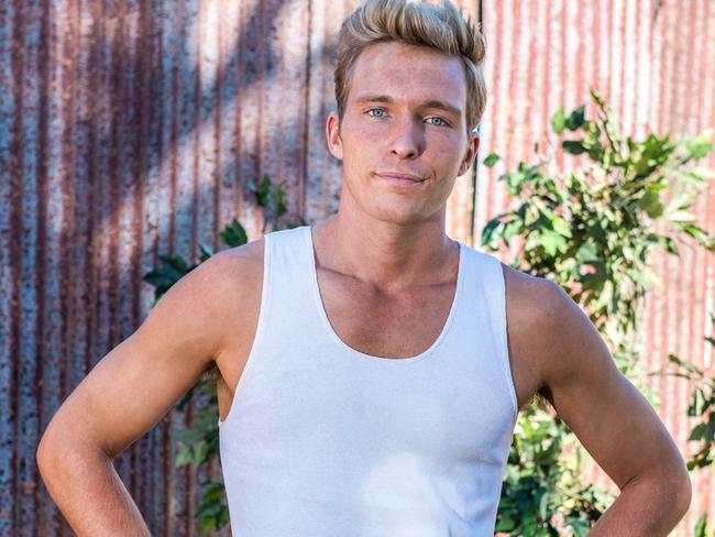 Keenan played a young Paul Hogan in Hoges: The Paul Hogan Story. Picture: Channel 7