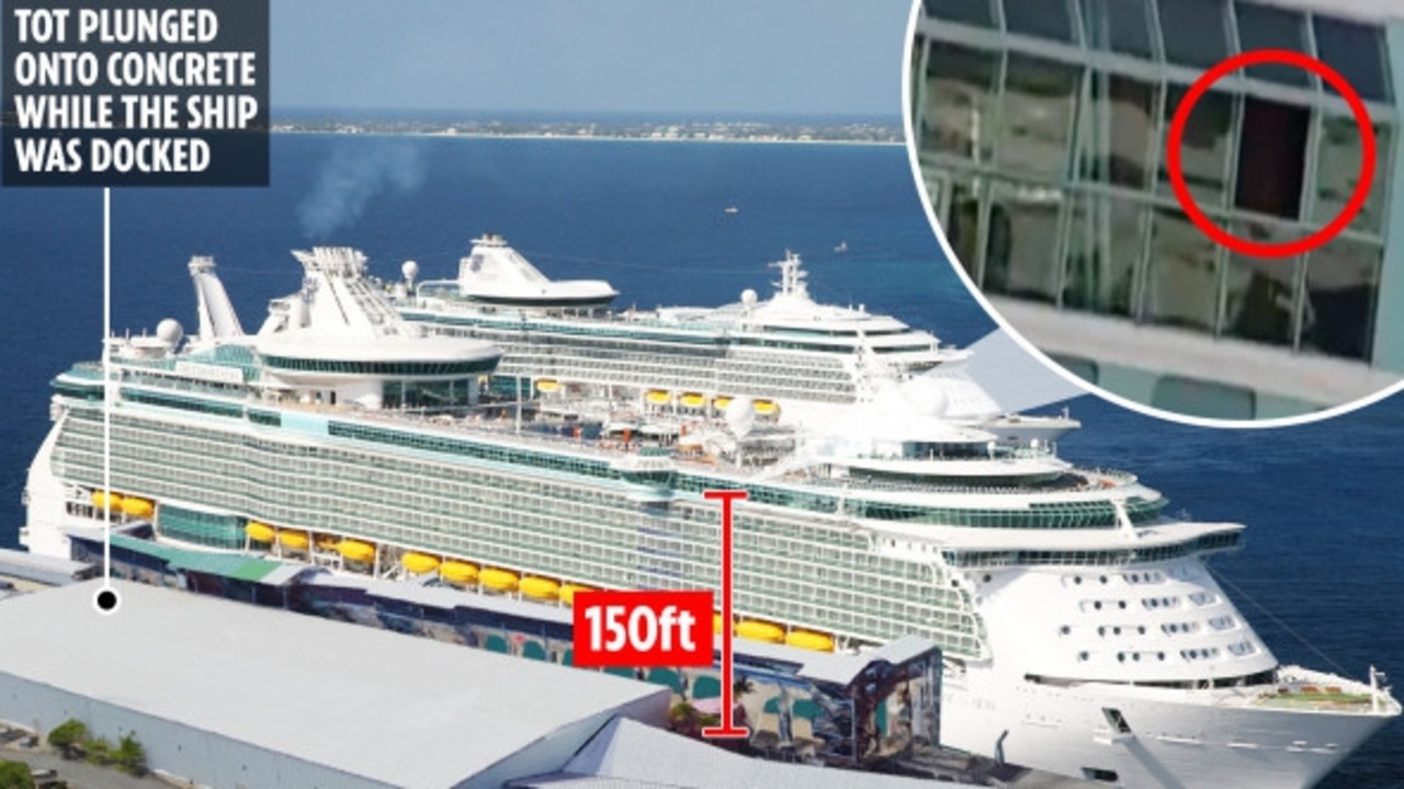 Chloe Wiegand toddler death on cruise ship. Picture: The Sun