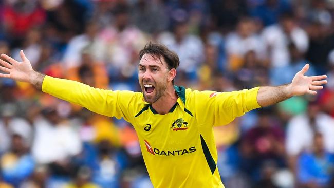 Glenn Maxwell appeals for a wicket during Australia’s recent ODI series against Sri Lanka.