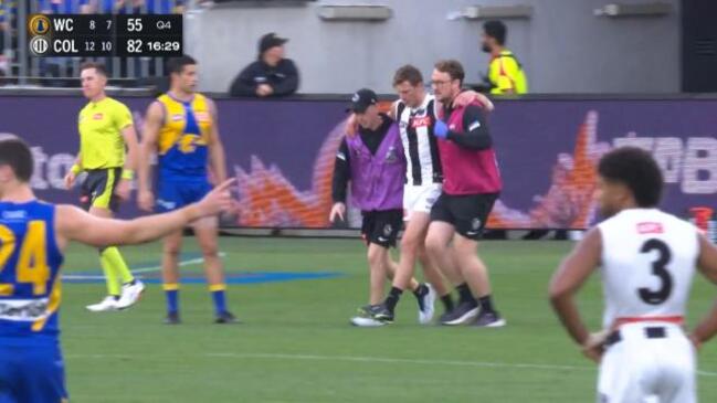 ‘It’s a rolled ankle’ – Dunstall fumes at break in play