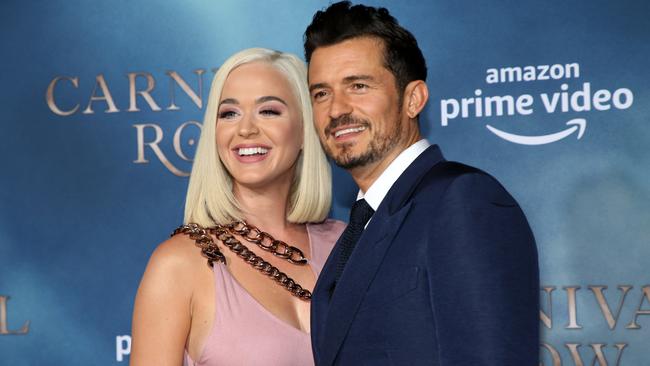 Singer Katy Perry and actor Orlando Bloom in Los Angeles. Picture: Phillip Faraone/Getty Images