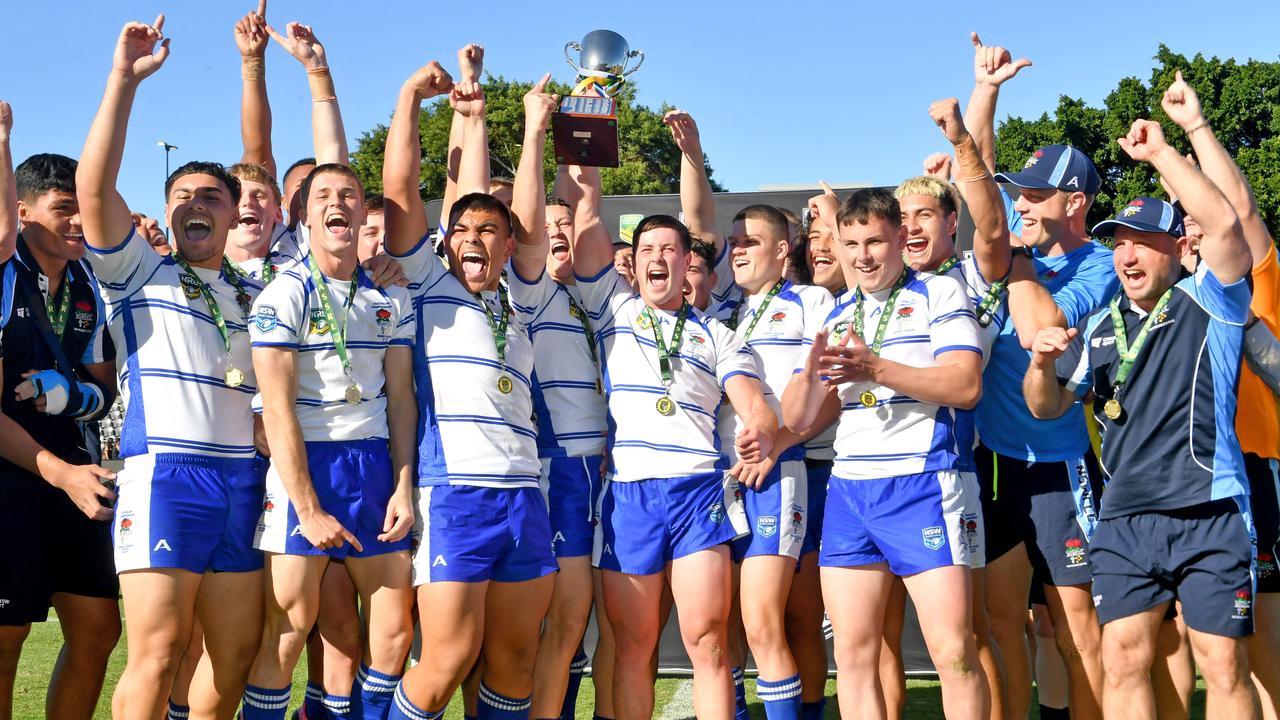 Winning team NSWCCC NSWCCC Vs NSWCHS ASSRL grand finals Friday July 7, 2023. Picture, John Gass