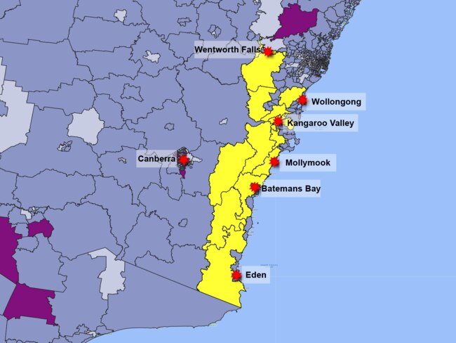 NSW South Coast's houseproud corridor: median weekly unpaid domestic work by suburb/region, 2021