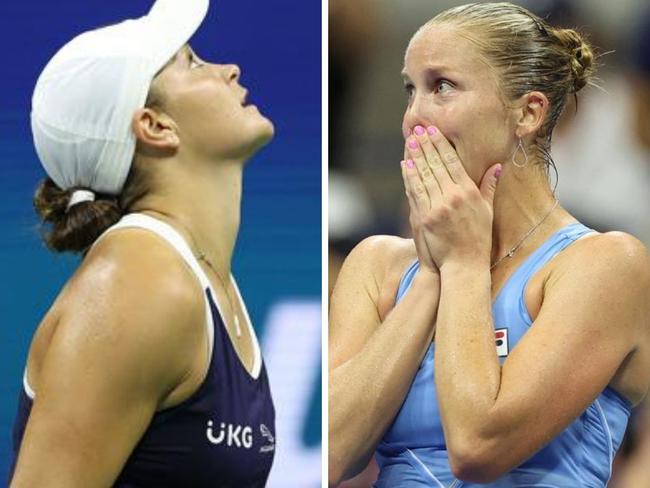 Ash Barty and Shelby Rogers. Photo: Getty.