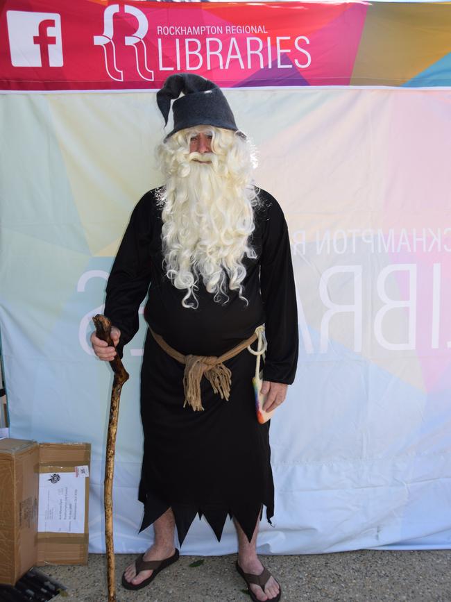 The 2018 CapriCon Steampunk and Pop Culture convention which is held at the Rockhampton Regional Library precinct. Dressed as a wizard, Bernard Molloy, 48, hoped to score top points as best dressed with his handmade costume.