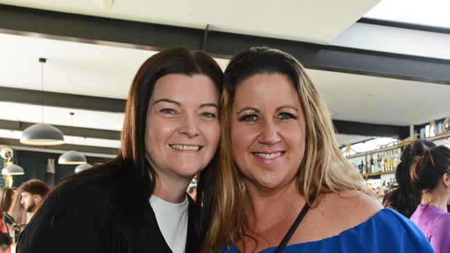 Tracy Francis and Marie Bone at GC Girls in Business She E-O at The Aviary, Southport Sharks. Pic: Regina King