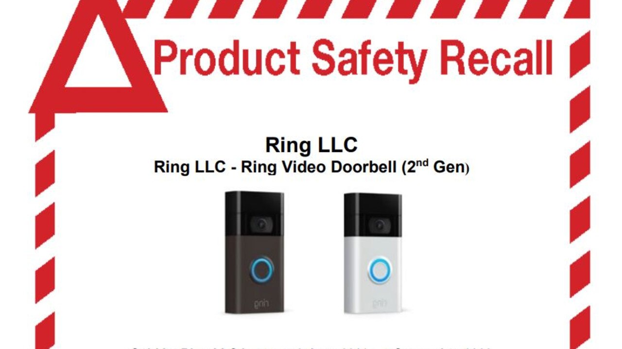 ring video doorbell recall