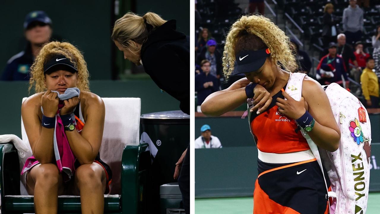 Naomi Osaka was deeply affected by the heckle. Photo: Getty Images