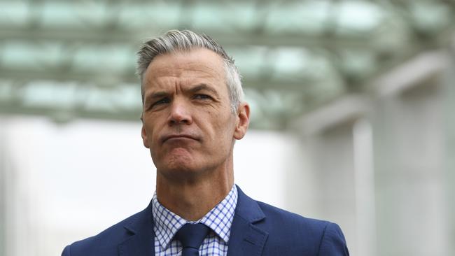 National Farmers' Federation CEO Tony Mahar outside Parliament House in Canberra. Picture: Lukas Coch