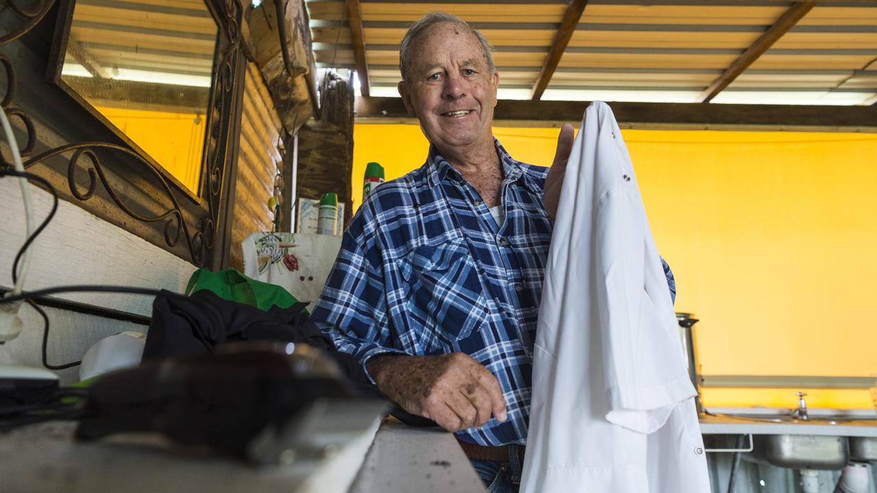 Toowoomba barber Greg Gabbett has retired. Picture: Kevin Farmer