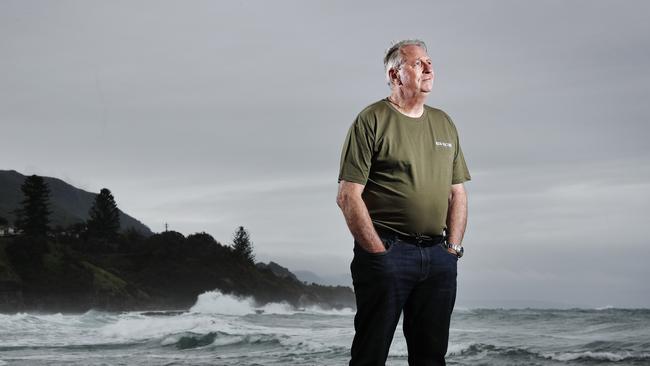 Bob Myatt, shark researcher, pictured at Coledale Beach. Picture: Sam Ruttyn