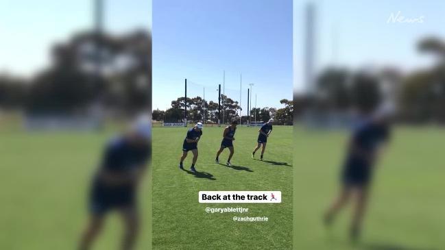 Gary Ablett hits the track