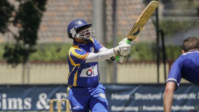 VSDCA: Noble Park batter Achintha Rajapakse. Picture: Valeriu Campan