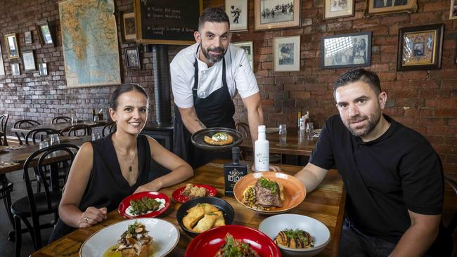 Moonee Ponds stalwart Philhellene, run by Paul and Anna Chatzis, has appointed new head chef Spiros Kassidis for its exciting new chapter. Picture: Wayne Taylor