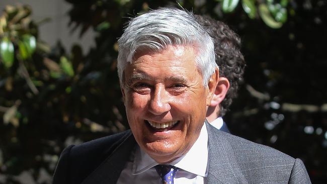 SYDNEY, AUSTRALIA: Newswire Photos- NOVEMBER 13 2023: Robert Waterhouse is seen arriving at the Downing Court in Sydney. Australiaâs best known bookmaker and Gai Waterhouseâs husband allegedly incentivised a customer to continue punting after they requested their account be closed. Photo by:NCA Newswire /Gaye Gerard