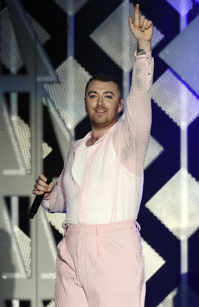 Sam Smith made a brave statement about his gender identity in 2019. Picture: AP Photo/Chris Pizzello.