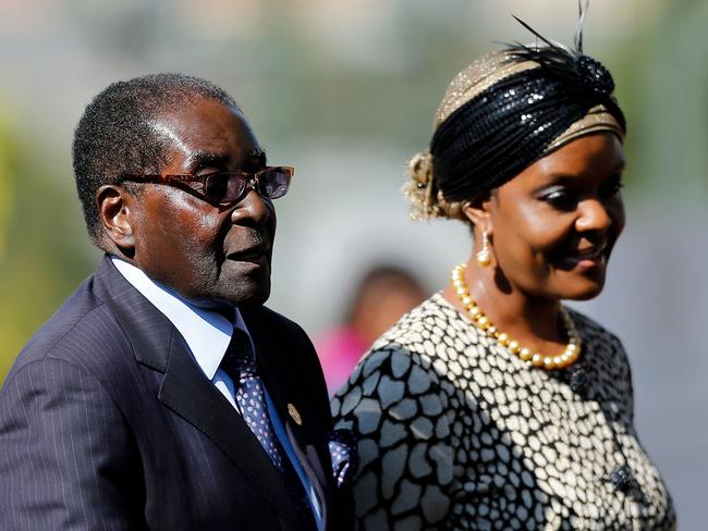 Robert Mugabe’s wife Grace is known for her lavish tastes. Picture: AFP PHOTO / POOL / SIPHIWE SIBEKO