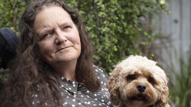 ‘It was like a dungeon’: Brenda Evans spent time in a residential aged-care facility at the age of 47. Picture: Russell Shakespeare