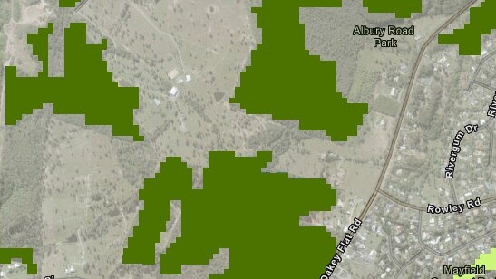 Morayfield koala habitat mapping protections 2010. Image supplied.