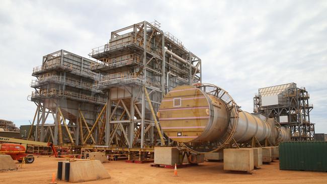 Chevron LNG project on Barrow Island, Western Australia. Picture: Ray Strange
