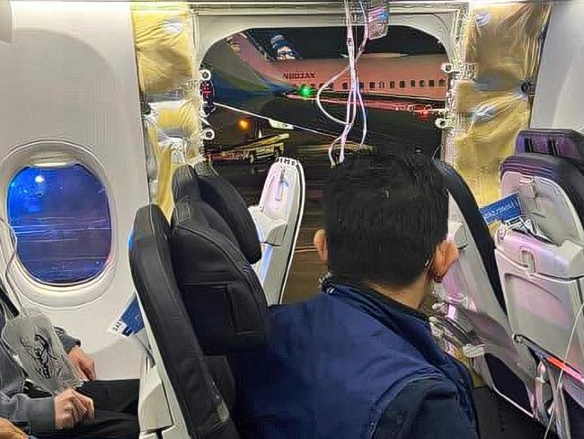 Alaska Airlines plane 1282 makes emergency landing after window blows out mid-air. The Boeing 737 Max-9 was gaining altitude after taking off from Portland. Then a loud boom – an explosion – then a rush of air and screams as a refrigerator-sized hole was left in the side of the 220-passenger plane.