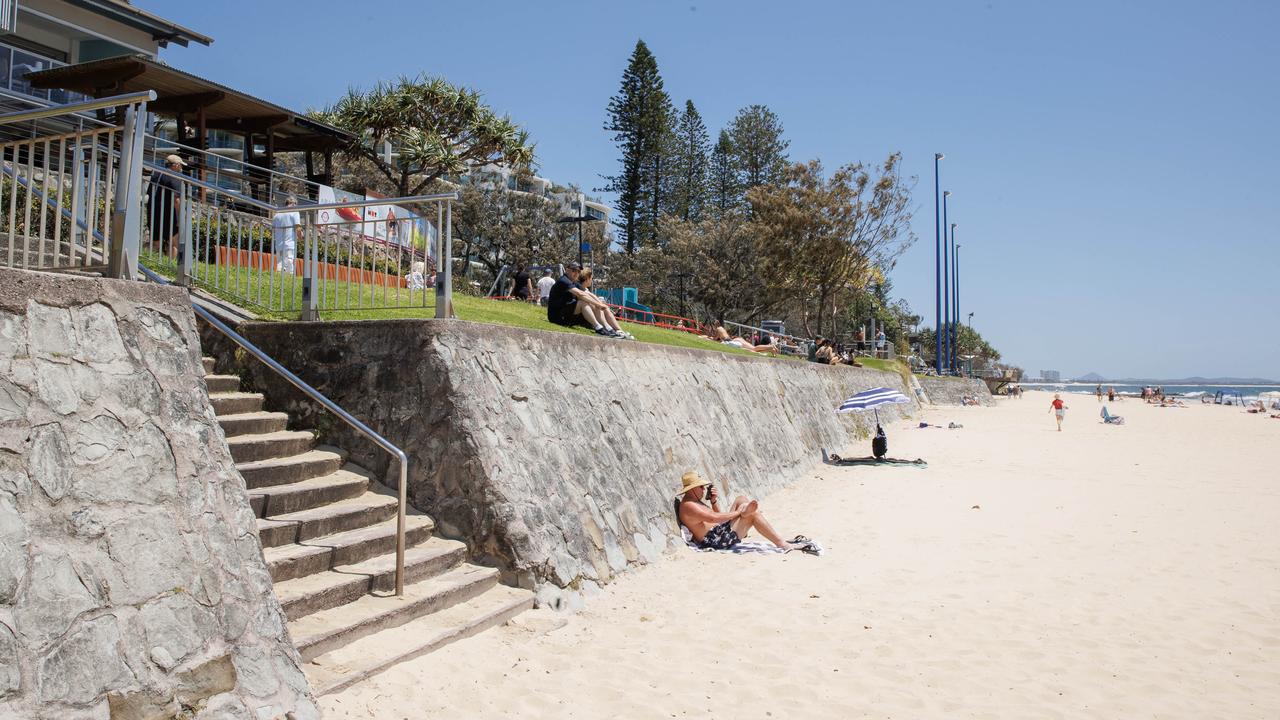 Local council says the existing seawall is not adequate. Picture: Lachie Millard