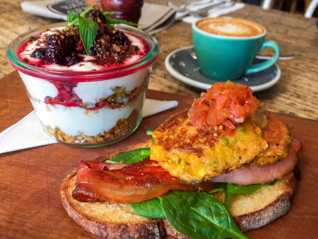 Exeter General Store’s breakfast board. Picture: Jenifer Jagielski