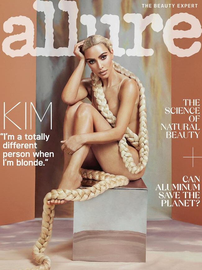 Kim Kardashian on the cover of Allure.