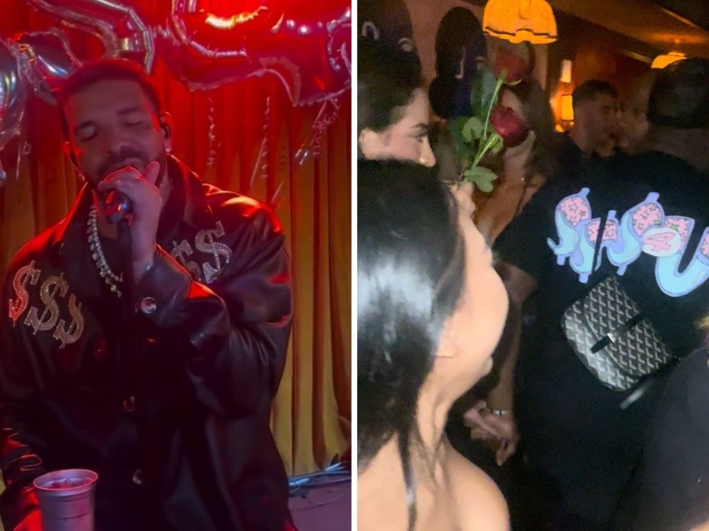 Members of Drake’s team were sporting the same T-shirt that was gifted. Picture: Supplied