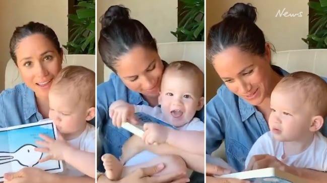 Meghan Markle reads Archie a story on his first birthday