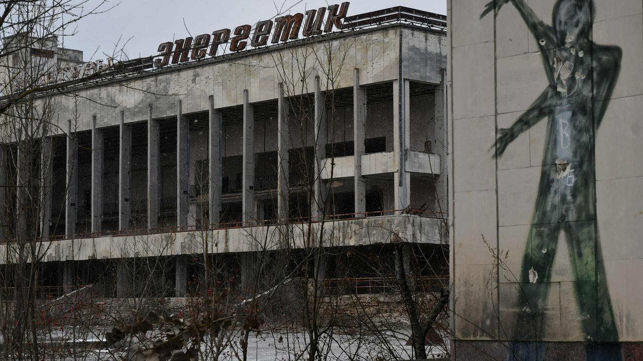 The abandoned town of Pripyat close to the nuclear site. Picture: Genya Savilov/AFP