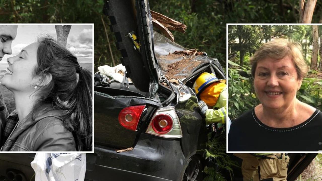 Little Mountain Woman Jasmyne Lloyd, 20, and Glasshouse Mountains woman Joy Charlton, 80, were killed in a tragic accident at the Glasshouse Mountains on New Year's Eve after a tree fell on their car.