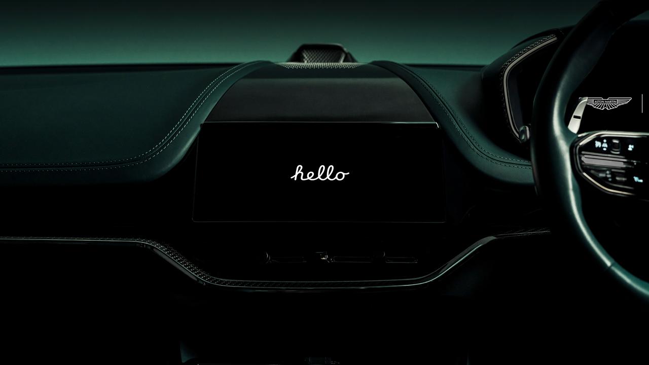 Aston Martin Apple CarPlay Ultra. Picture: Supplied