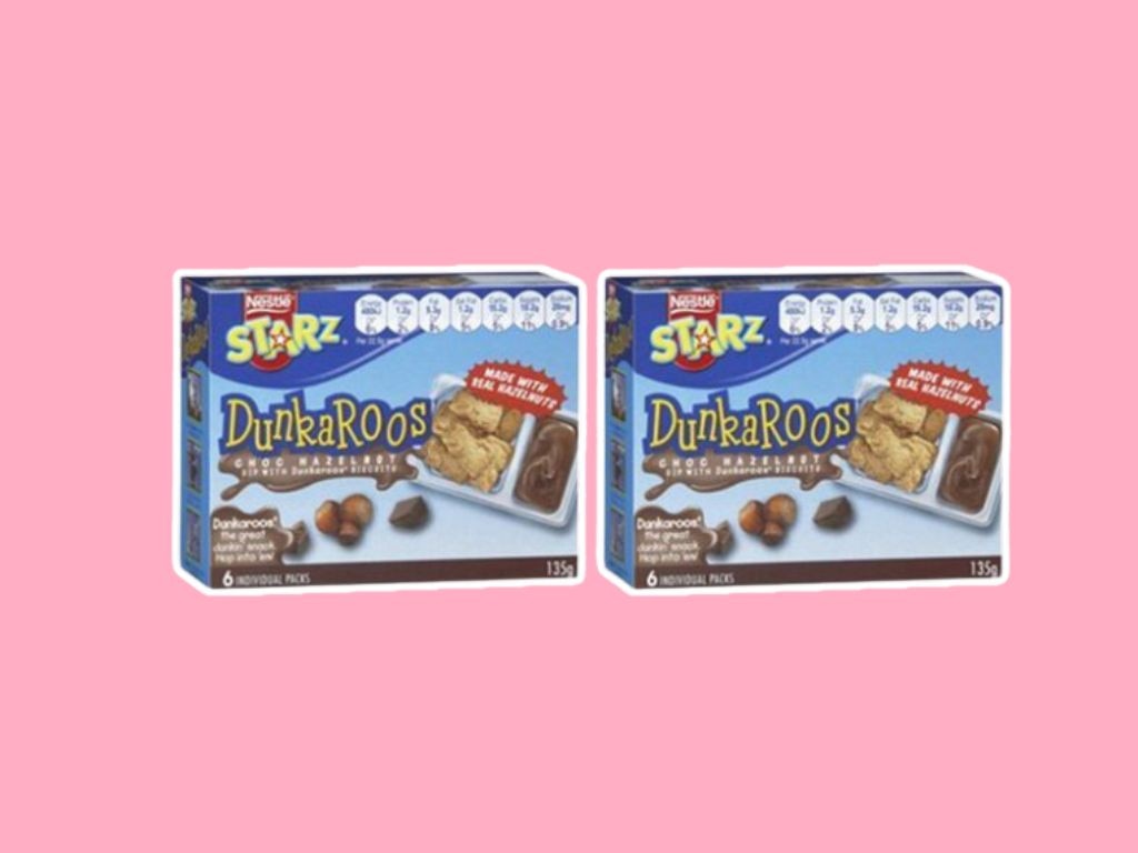 DunkaRoos – Aussie kids loved dunking these biscuits in sweet icing. First launched in the ‘90s, they were a staple snack before being discontinued around 2005. Picture: Supplied