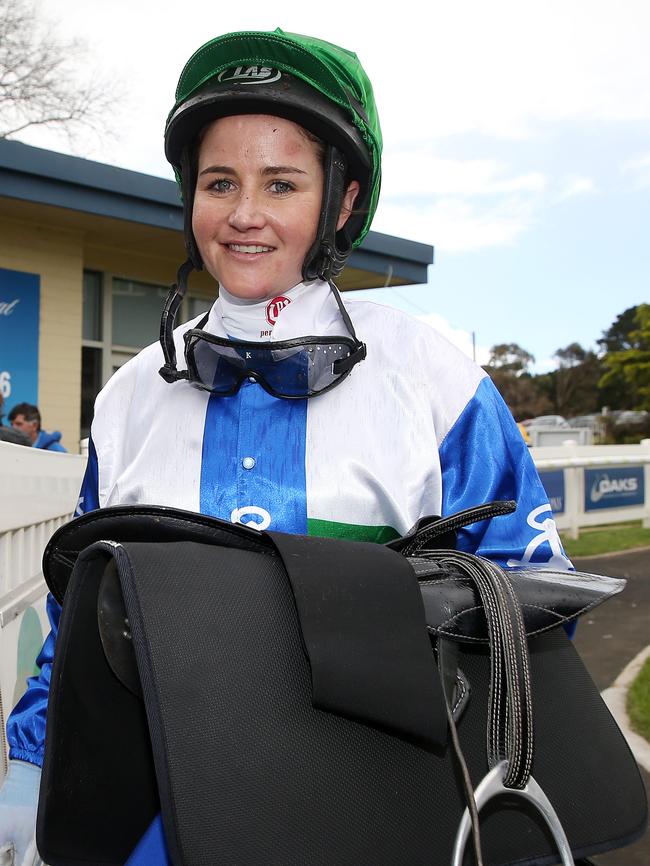 Michelle Payne at the Ballarat Races. Picture: Michael Klein