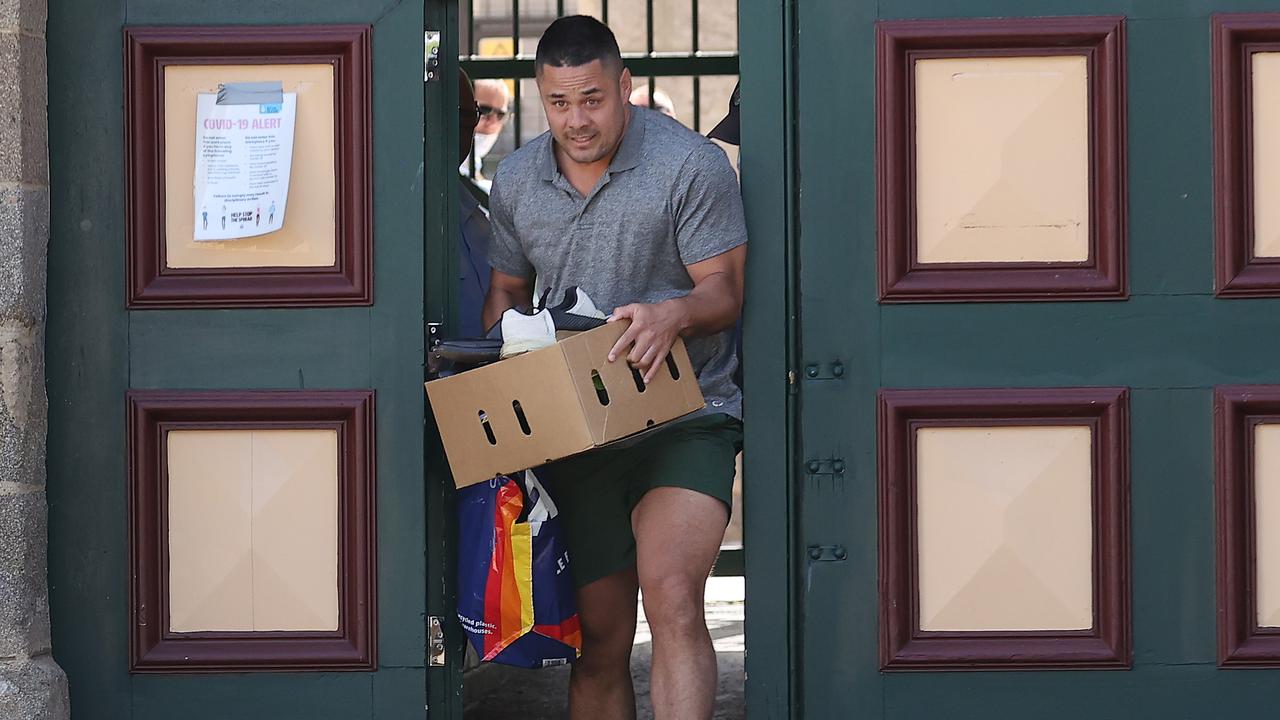 Former NRL star Jarryd Hayne pelted with apples in the prison yard after  being recognised by inmates