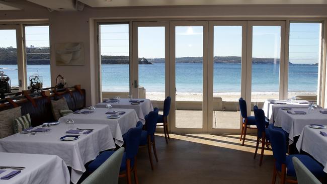 Diners at the Bathers Pavilion enjoy views of the beach. Picture: Annika Enderborg