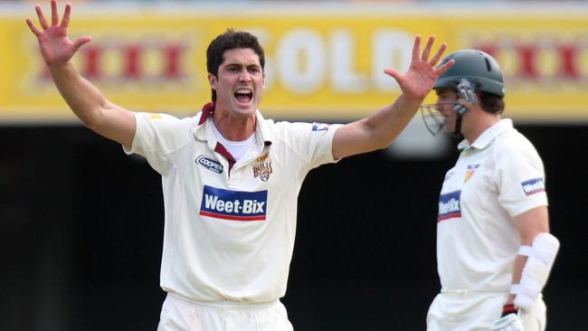 Ben Cutting as a Shield bowler.