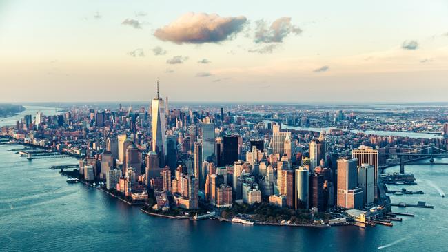 The Manhattan skyline at sunset. The high GDP New York borough has introduced rent control to keep the city functional. Photo – iStock.