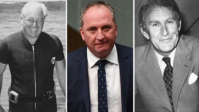 Harold Holt, Barnaby Joyce and Malcolm Fraser are among Australia’s federal politicians who courted controversy with their private lives.